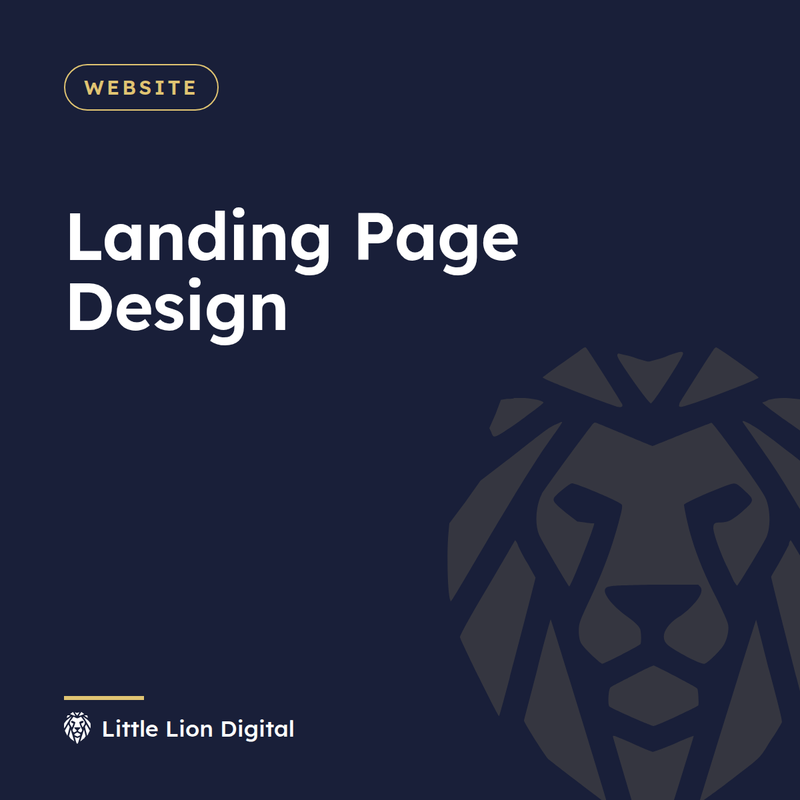 Landing Page Design | Little Lion Digital