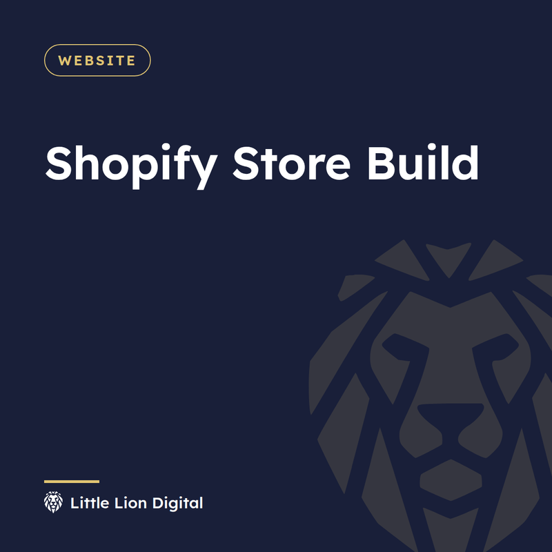 Shopify Store Build | Little Lion Digital