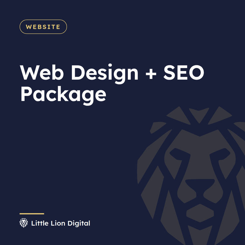 Web Design + SEO Package | Little Lion Digital