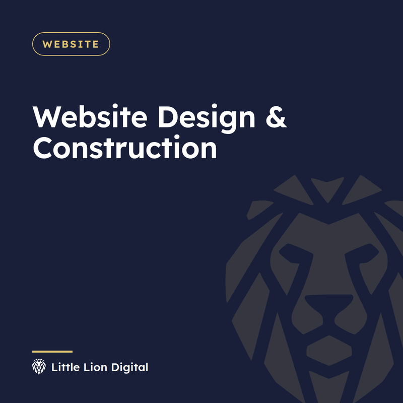Website Design & Construction | Little Lion Digital