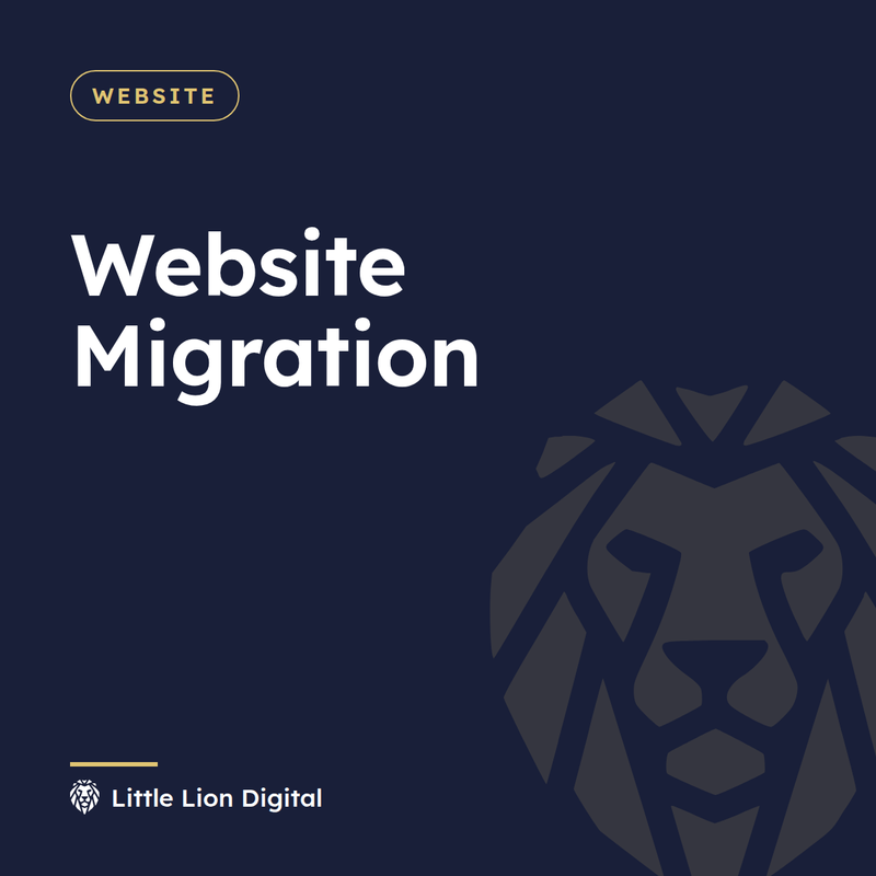 Website Migration | Little Lion Digital